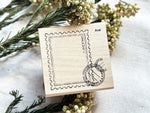 Japanese Wooden Rubber Stamp / Postal Stamp