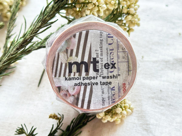mt ex Japanese Washi Tape / Retro Collage