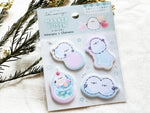 Q-lia Die-cut Sticky Notes / Long-tailed Tit