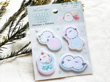 Q-lia Die-cut Sticky Notes / Long-tailed Tit
