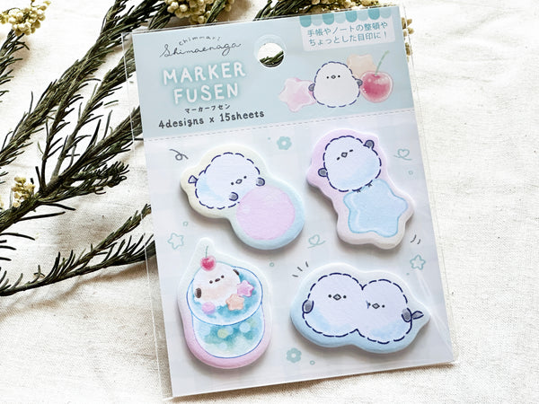 Q-lia Die-cut Sticky Notes / Long-tailed Tit