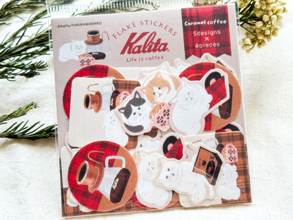 Furukawa x Kalita Flake Stickers / Caramel Coffee