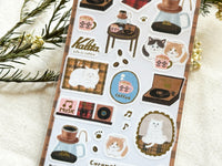 Furukawa x Kalita Sheet of Stickers / Caramel Coffee