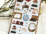 Furukawa x Kalita Sheet of Stickers / Caramel Coffee