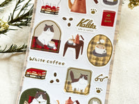 Furukawa x Kalita Sheet of Stickers / White Coffee