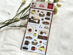 Furukawa x Kalita Sheet of Stickers / Brown Coffee