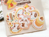 Furukawa x Hamtaro Washi Flake Stickers / Sweets