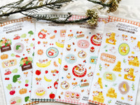 Furukawa x Hamtaro Sheet of Stickers / Sweets
