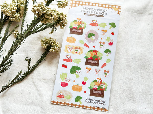 Furukawa x Hamtaro Sheet of Stickers / Vegetable