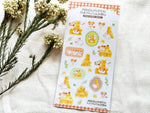 Furukawa x Hamtaro Sheet of Stickers / Cheese