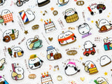 Daily Event Schedule Sheet of Stickers / Long-tailed Tit