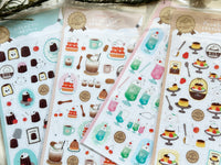 Furukawa Sheet of Stickers - Kitty Cream
