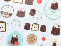Furukawa Sheet of Stickers - Long-Tailed Tit Cream