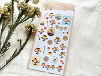 Furukawa Sheet of Stickers - Bear Cream