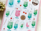 Furukawa Sheet of Stickers - Seal Cream