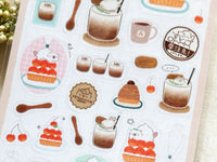 Furukawa Sheet of Stickers - Kitty Cream