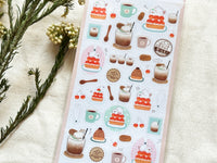 Furukawa Sheet of Stickers - Kitty Cream