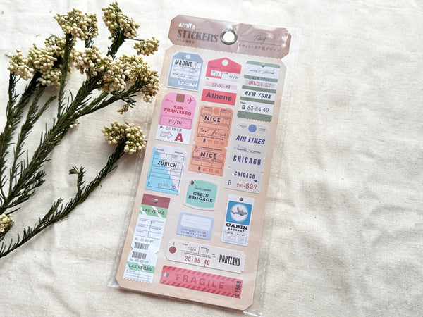 Sheet of Stickers /  Tickets