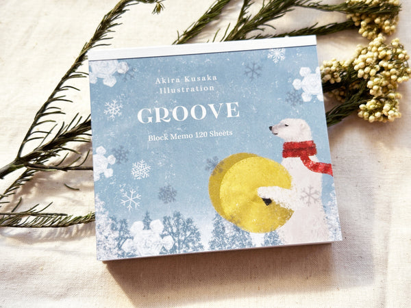 Akira Kusaka Square Cube Memo Pad - Groove