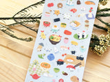 Sheet of Stickers /  Happy Japanese Food