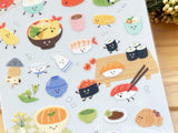 Sheet of Stickers /  Happy Japanese Food