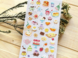 Sheet of Stickers /  Happy Sweets
