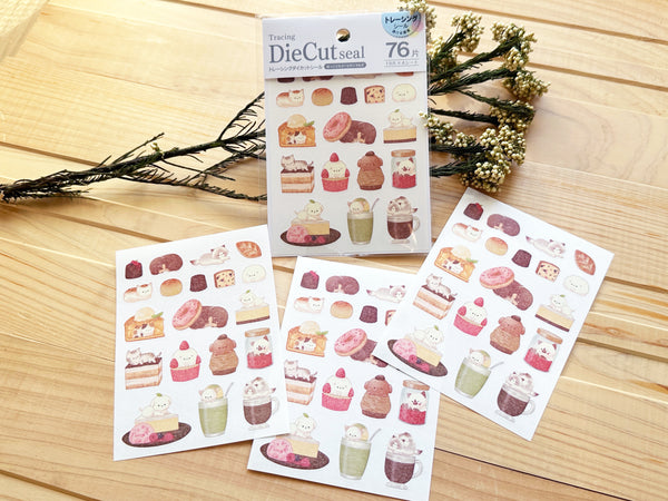 Sweets Animals Sheet of Masking Stickers