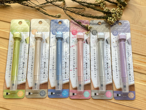 Cruro / Roller Stamp & Color Pen Duo
