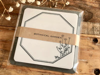 Botanical Glassine Paper Sticky Notes / Chamomile Frame