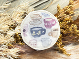 Pion Kiss-cut Washi Tape / Afternoon Tea