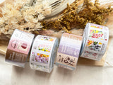 Meow Illustration Label Sticker Roll / Luminous