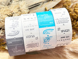 YOHAKU Label Stickers / LR-001 Black & White  (クロトシロ)