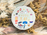 Ai Okino Gold Foil Stamped Masking Tape - Kyoto
