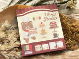 Furukawa "Viva Italia" Memo Pad / Dessert Bear