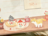 Cozy Daytime Mini Letter Set / Kitten