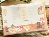 Cozy Daytime Mini Letter Set / Kitten
