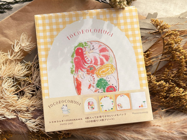 Furukawa x Tocorocomugi Memo Pad / Picnic