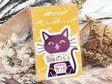 ob1toy "Fantasy Retro Shopping Street" big sticker / Cat's Tongue Cafe