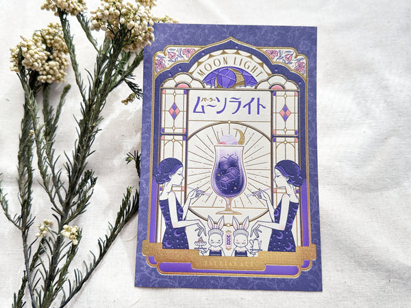 ob1toy x Rokkaku Postcard / Parlor Moonlight