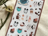 Furukawa x Tocorocomugi Clear Sheet of Stickers / Cafe