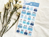 Cozy Nighttime Sticker Set / Penguin