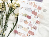 Cozy Nighttime Sticker Set / Long-tailed Tit