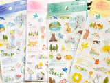 Dual Material Layering Sticker Set / Cats
