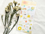 Dual Material Layering Sticker Set / Bunnies
