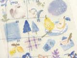 Dewdrop Clear Sheet of Stickers / Blue