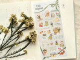 "Chic Mignon" Sheet of Stickers / Gardening