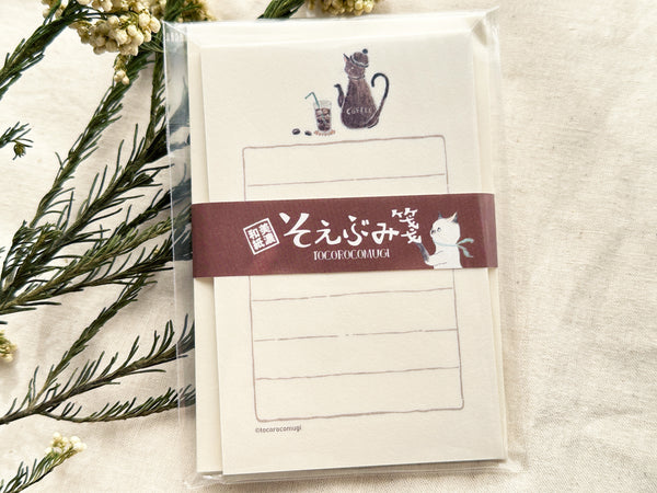 Furukawa x Tocorocomugi Mini Letter Set / Cafe