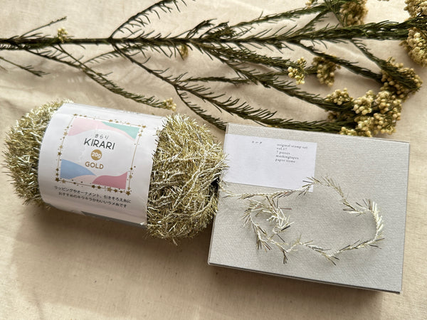KIRARI Sparkling Tinsel Accent Thread / Gold