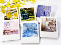 Polaroid Photo Card Memo Pad - Blue