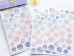 Watercolor Dot Masking Sticker - Purple